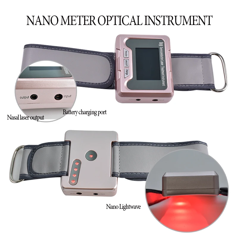 Бытовой здоровый диод 650 нм часы лазер LLLT для диабета ринит холестерина гипертония физиотерапия терапия инструмент