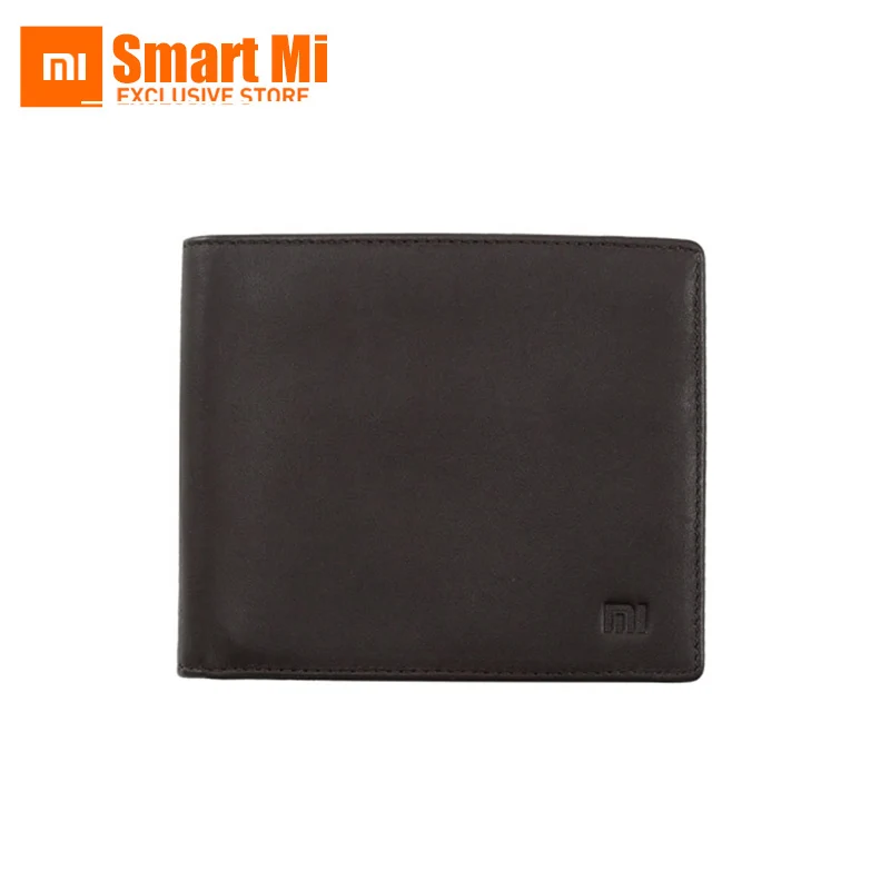 В наличии оригинальный Xiaomi из натуральной кожи MiWallet коричневый | Электроника