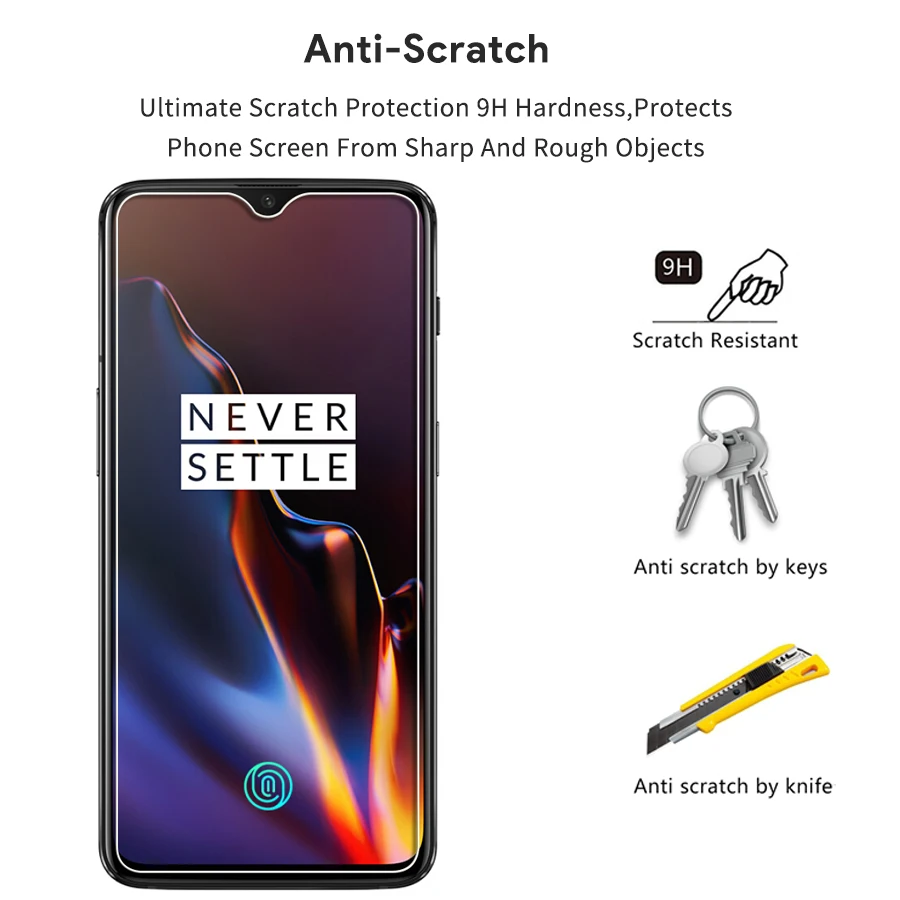 Твердость 9H закаленное стекло для OnePlus A0001 Two A2001 Защитная пленка экрана 3 5 6T X