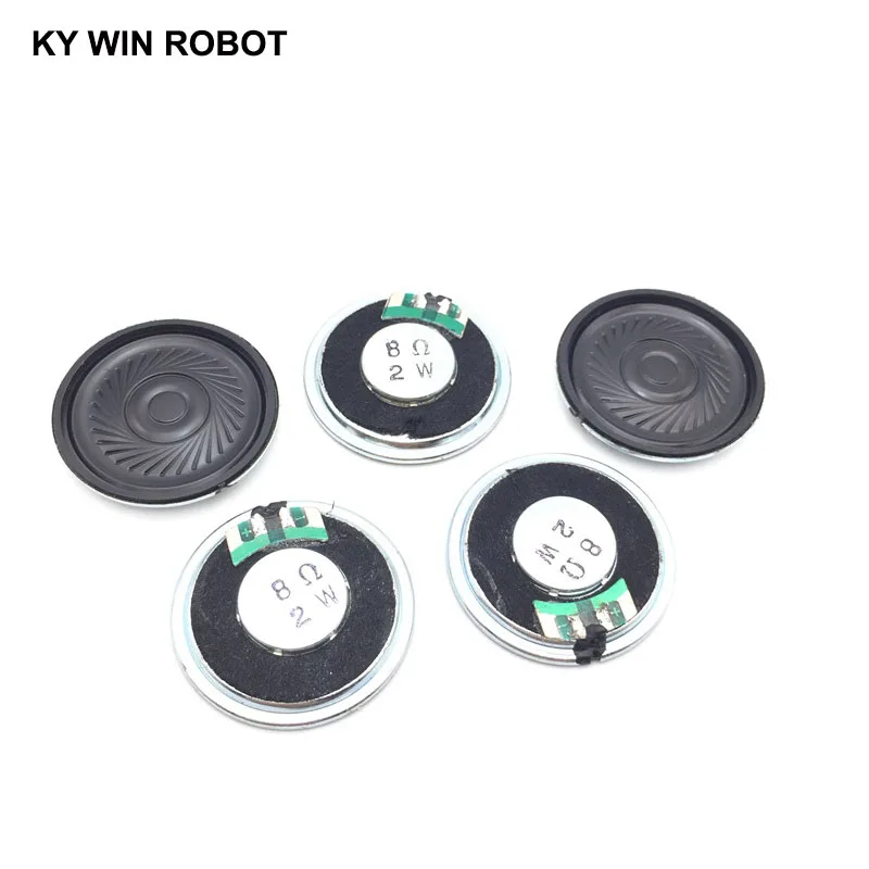 5pcs/lot New Ultra-thin speaker 8 ohms 2 watt 2W 8R speaker Diameter 36MM 3.6CM thickness 5MM 5pcs speaker 8 ohms 0 25 watt 0 25w 8r 8ω diameter 29mm 2 9cm thickness 9mm toy speaker diy electronic