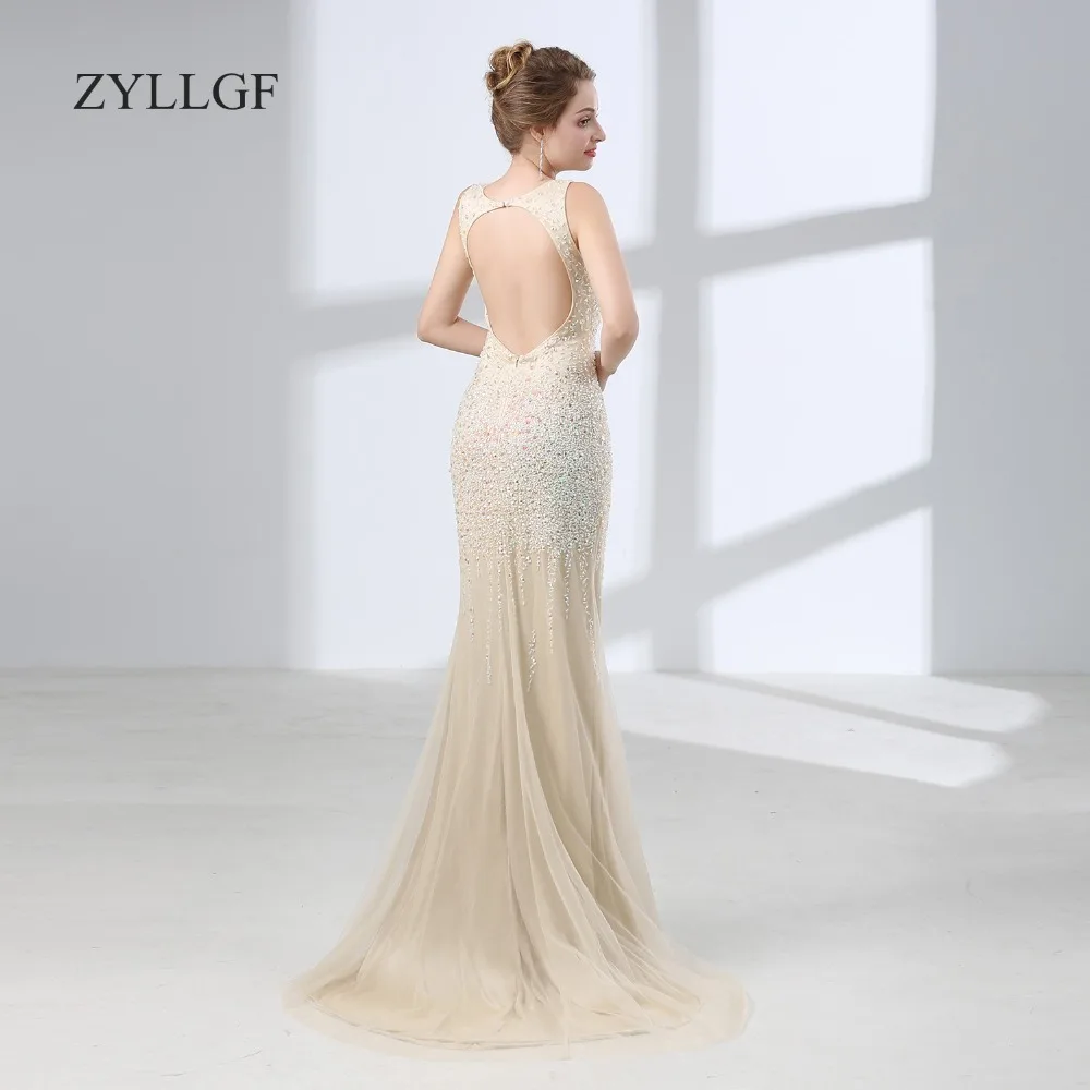 ZYLLGF Kleding Moeder Van De Bruid сексуальные Формальные Свадебные платья для гостей роскошный