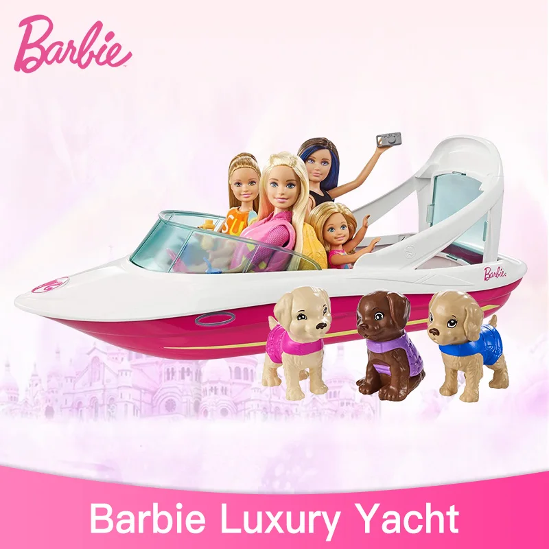 barbie boat set