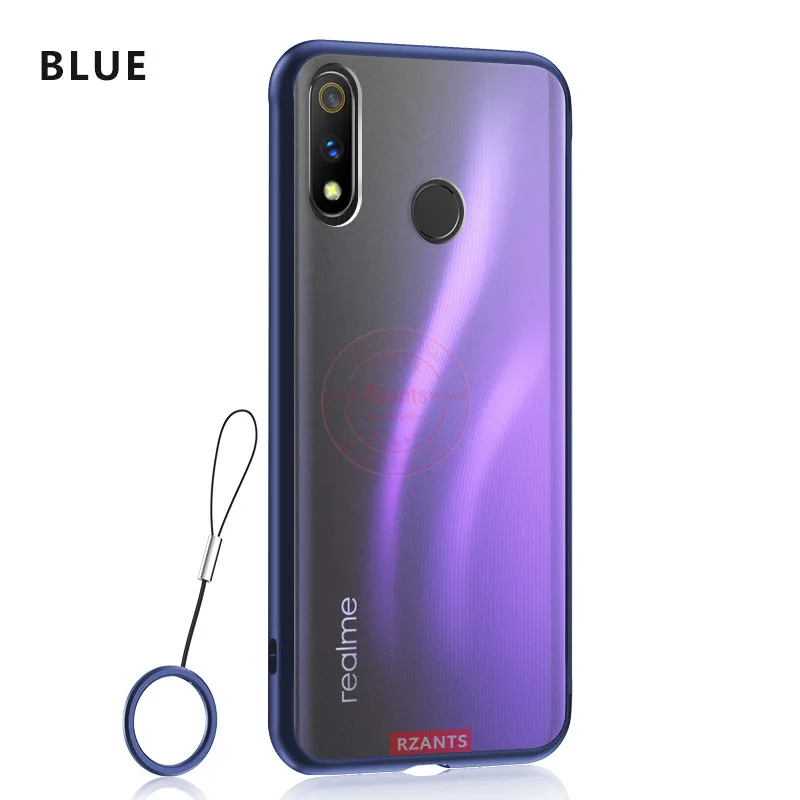 Чехол для телефона Rzants для OPPO Realme 3 Pro чехол матовый полупрозрачный Жесткий ПК задний противоударный тонкий чехол для OPPO Realme 3 Pro