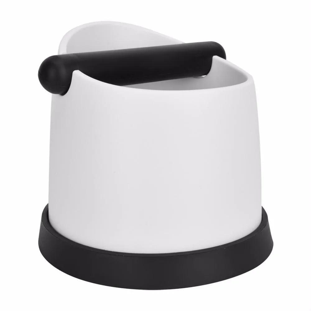 

Stainless Steel Espresso Knock Box Coffee Brew Barista Anti Slip Coffee Grind Dump Bin Waste Bin With Detachable Knock Bar