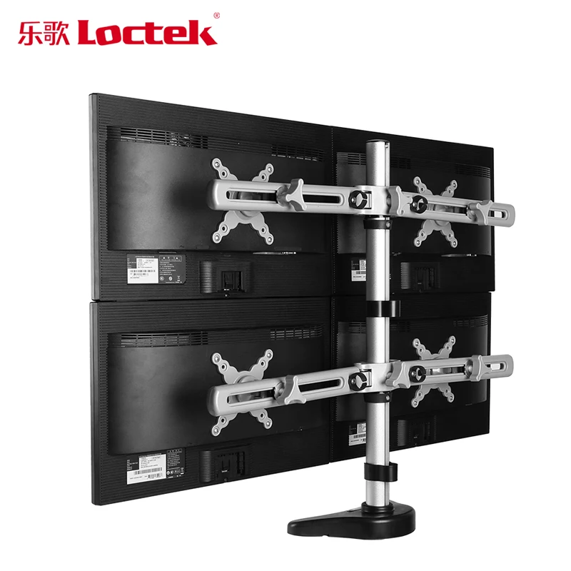 

Loctek DLB105 Desktop Quad Screen Monitor Mount Holder Multi LCD Computer Mount Rotating Screen Mount Lift Base Monitor Arms