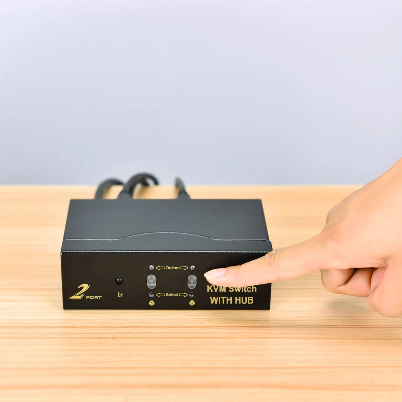 Hdmi kvm переключатель 2 порта usb hdmi с аудио кабелями мышь клавиатура Поддержка