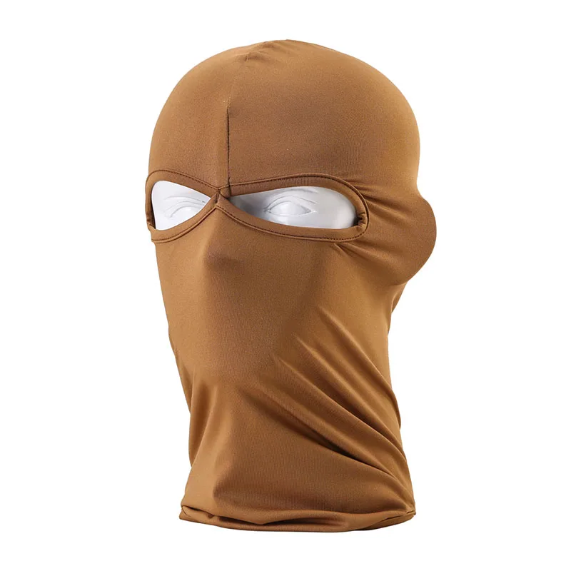 2 отверстия Балаклава полная Ветрозащитная маска боевые головные уборы кепки тактический страйкбол велосипедный Пейнтбольный ШЛЕМ ЛАЙНЕР защита для мужчин и женщин - Цвет: BT14