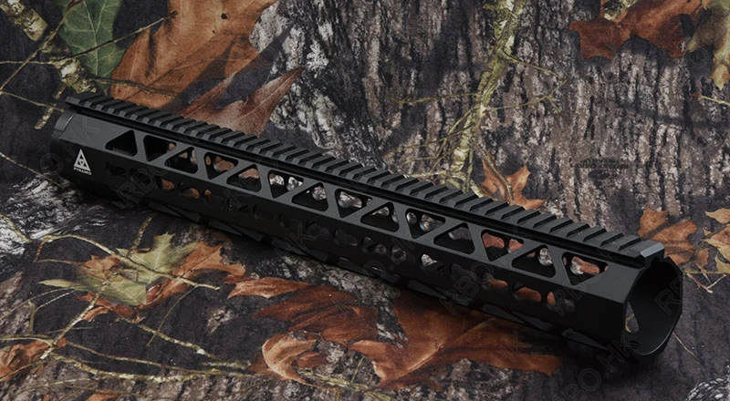 

Tactical AR 15 lightweight Free floating 16 inch picatinny handguard rail with keymod qd sling swivels adapter PRA-16 R9161