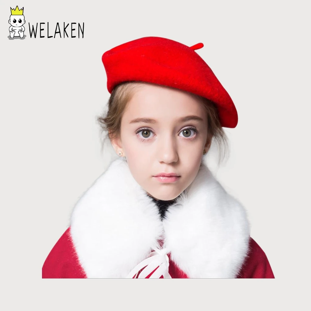 Детский однотонный берет на возраст 2 12 лет|kids fashion hat|kids hatfashion kids hats |