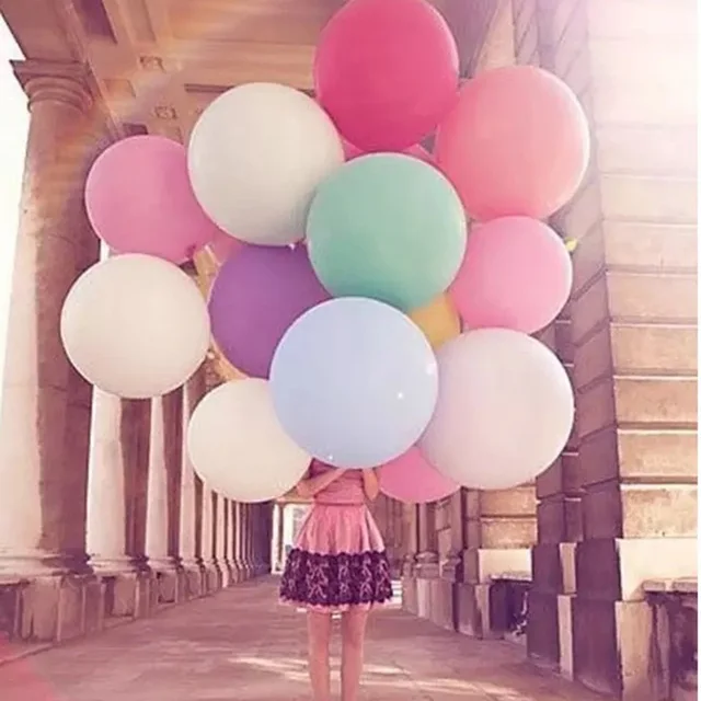 10 stks/partij 18 "giant latex ballonnen hartvormige helium ballon