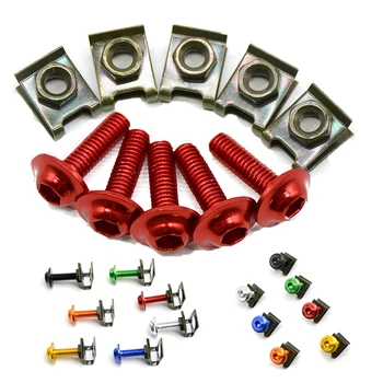 

For BMW F R K 650 700 800 1200 1300 GS R RS Adventure 5 pieces 6mm motorbike screwse body fairing