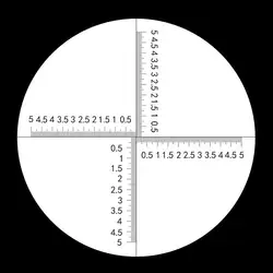 Диаметр 20 мм/24 мм Микрометр микроскоп аксессуар дел = 0,05 CAT943 крест Тип окуляр микроскопа глазной микрометр