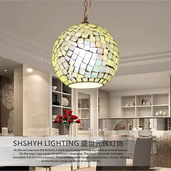 

Bohemia glass lamp shade aisle corridor dining room single head pendant light