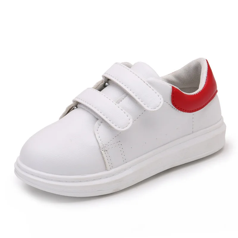 JGVIKOTO الفتيات أحذية الفتيان رياضية الاطفال تزلج أحذية بيضاء أفضل مباراة الأطفال عارضة بو الأحذية الجلدية 2- 10 سنوات قديم الأزياء