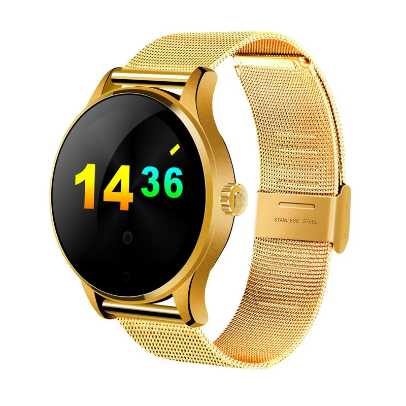 K88H font b Smart b font font b Watch b font 1 22 Inch IPS Round