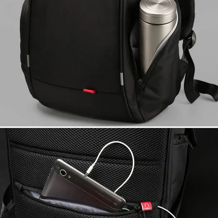 Hot Business Men Backpack Solar Charging Multifunction Teenager Schoolbag Travel Anti-theft Laptop Bag BVN66