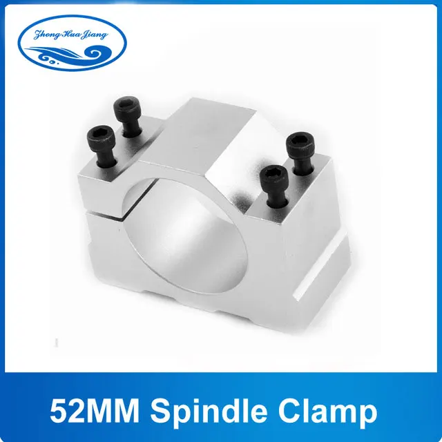 

spindle motor bracket 52mm for 300w 400w 500w CNC engraving milling machine spindle clamp bracket with free 4 Screws