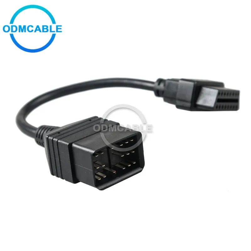 Диагностический кабель для toyota 17 Pin к 16 OBD OBDII адаптер кабель|toyota cable|cable forcable diagnostics