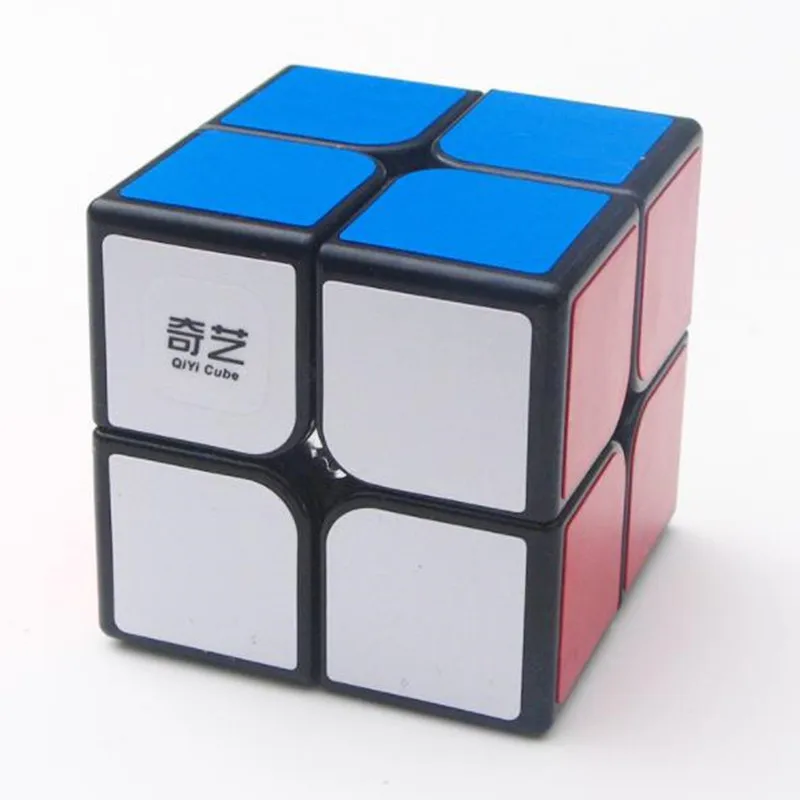 Qiyi Волшебные кубики Профессиональный 2x2x2 5,1 Стикеры Скорость Поворотная головоломка игрушки для Детский подарок развивающие игрушки нео куб, ручной Спиннер