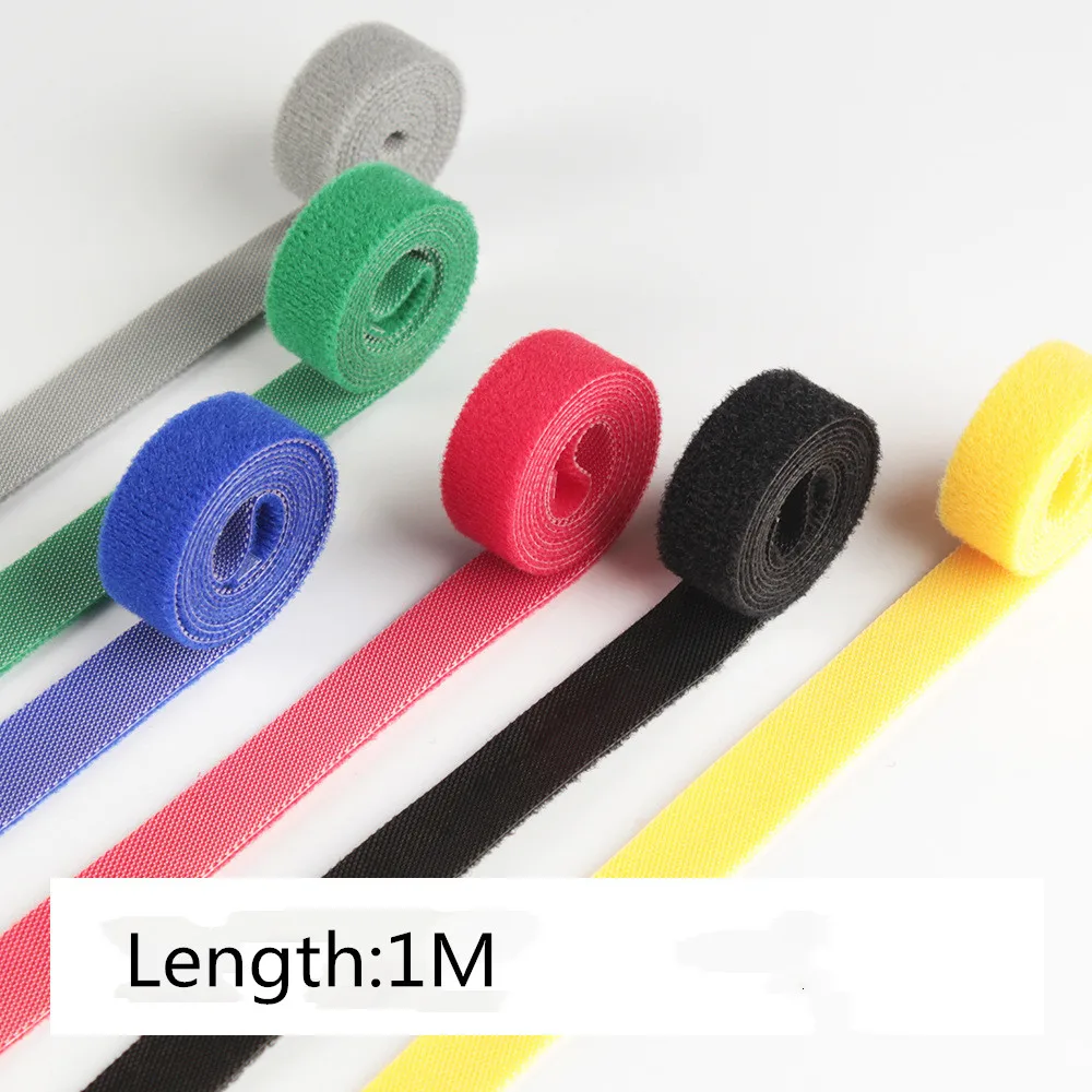 

1CM*1M Nylon Cable Winder Wire Organizer Earphone Holder Mouse Cord Protector Cable Management For Samsung iPhone Ethernet