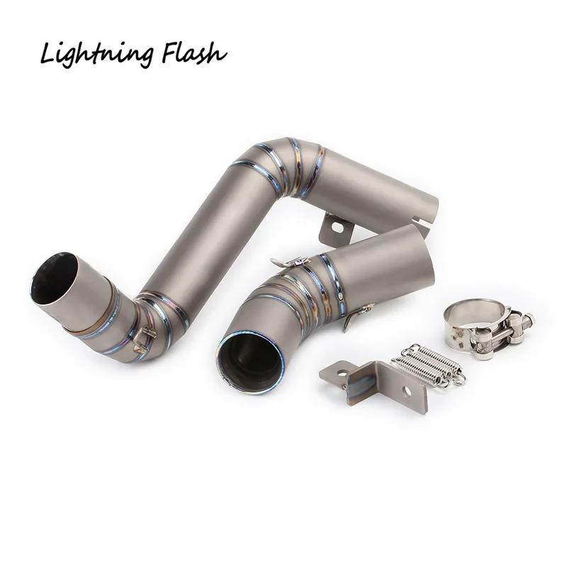 Для 2012 2013 KTM 200 390 мотоциклетная выхлопная система титановый сплав Mid Link локоть+ 51 мм хвост Escape slip on