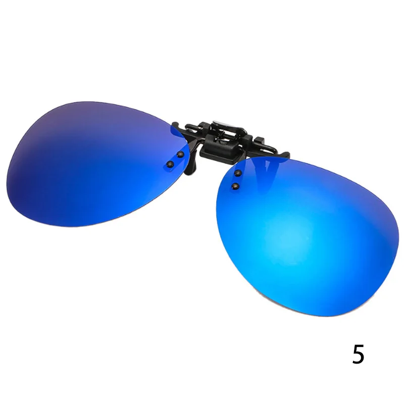 Унисекс поляризованные прикрепляемые солнцезащитные очки для вождения ночного видения линзы анти-UVA Анти-UVB Велоспорт RRiding солнцезащитные очки клип - Цвет оправы: P5