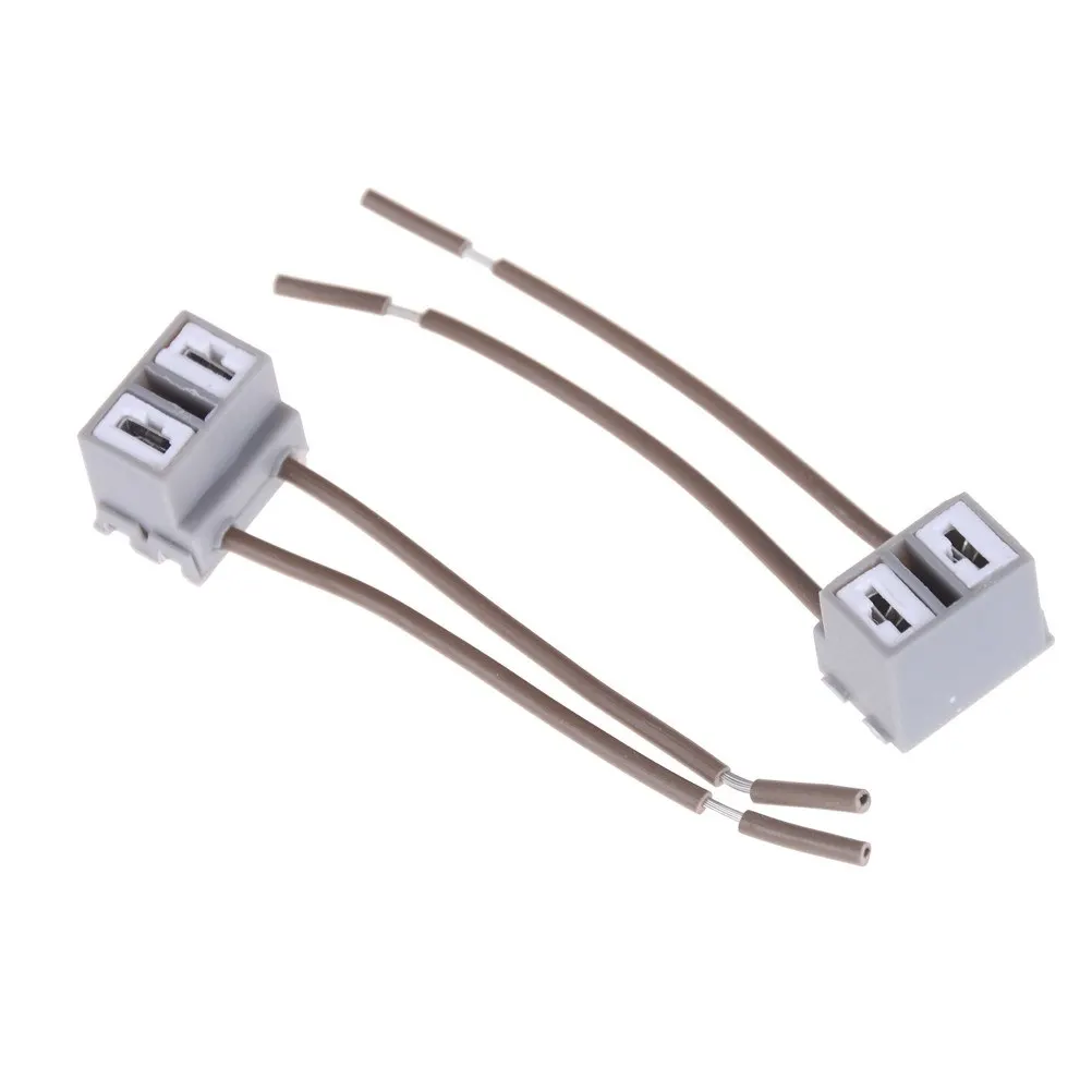

2PCS New H7 Wiring harness Car 2 Pin way Electrical Wire Connector Plug automobile Connectors Adapters for HID car Lamp