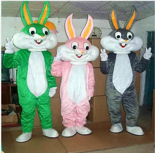 Sell Like Hot Cakes Professional Easter Bunny Mascot Costume Unisex Worsted