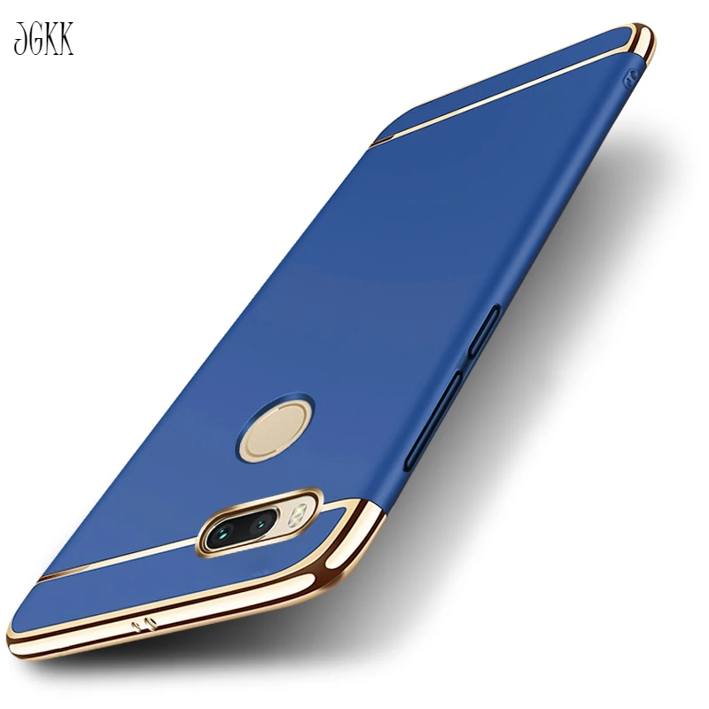 JGKK для Xiaomi Mi A1 5X 3 в 1 PC чехол позолоченный пластиковый телефона Mi5X MiA1 задняя крышка