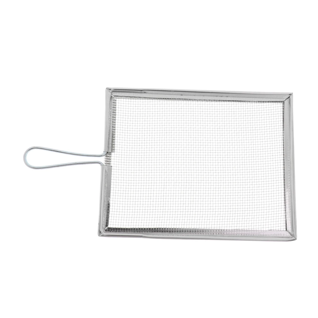 2pcs Filter Mesh Screen Strainers Steel Diy Crafts Mesh Sieves for Ceramic Glaze 2 Styles Can Choose With Handles