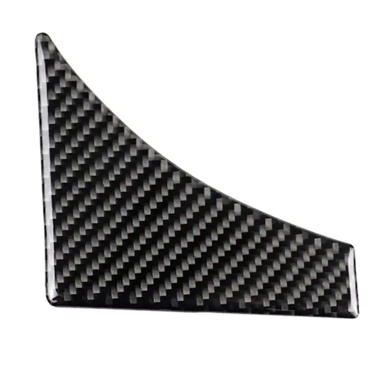 

Carbon Fiber Dash Driver Side Triangle Trim Car Sticker for Cadillac XT5 Car interior Decorative strip frame 105mm*94mm/