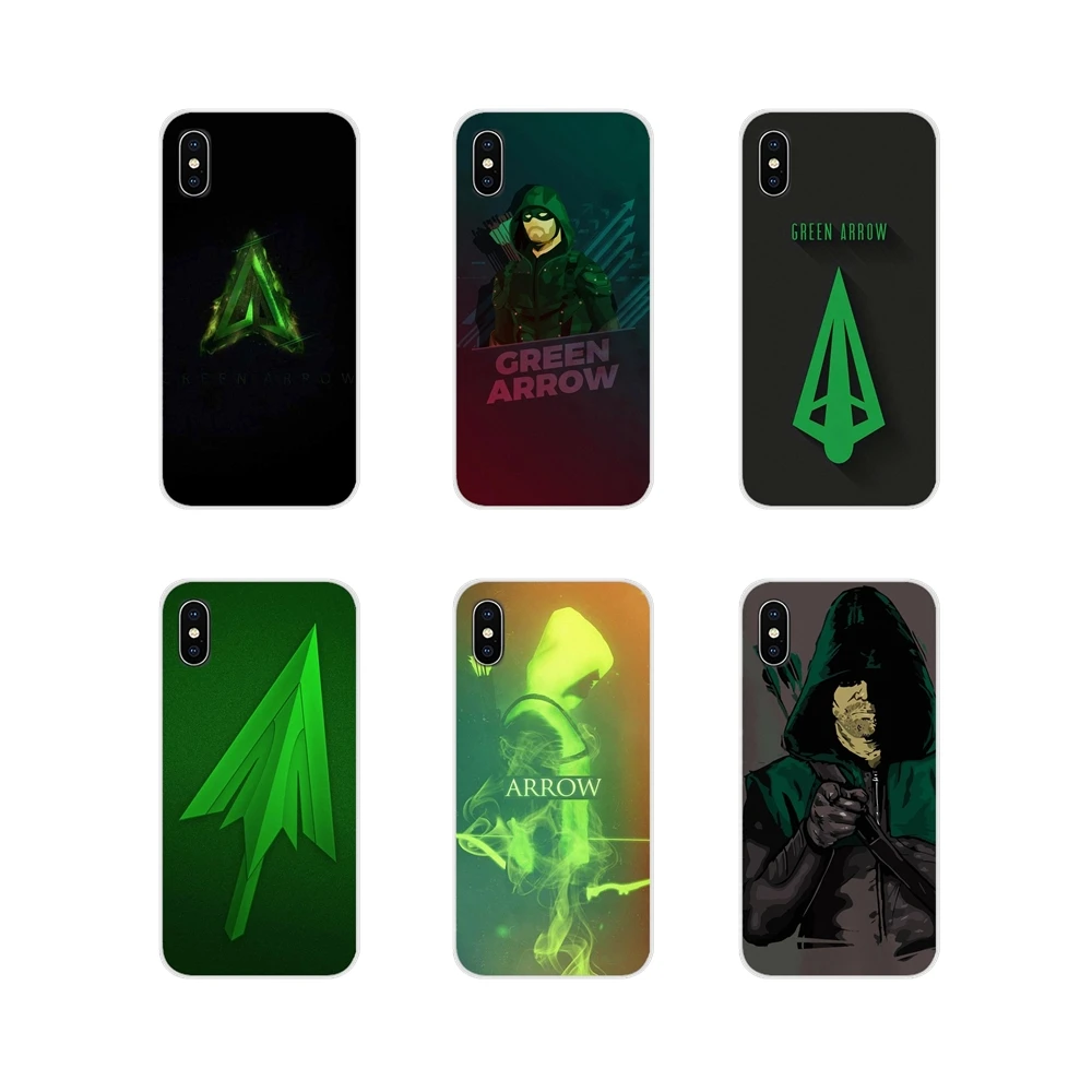 Для Apple iPhone X XR XS MAX 4 4S 5 5S 5C SE 6 6S 7 8 Plus ipod touch American Tv Series Green Arrow аксессуары чехол |