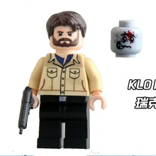 KL019 100 шт. игрушки в виде супер героя Набор строительных блоков Дэрил диксоны Ходячие мертвецы FiguresModel экшн-Кирпичи Детские игрушки