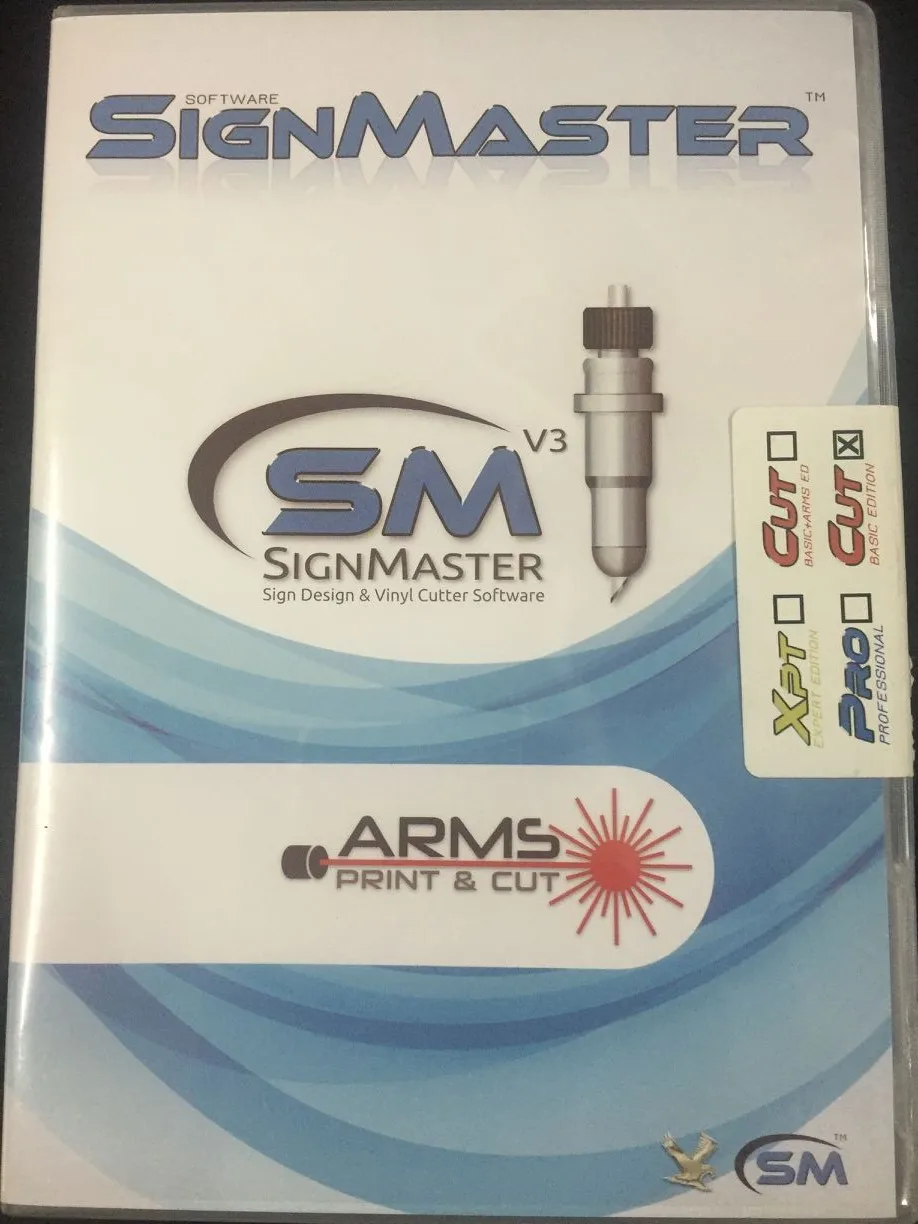 Новое программное обеспечение для виниловых резчиков vesion-SignMaster Cut V3-производственное издание