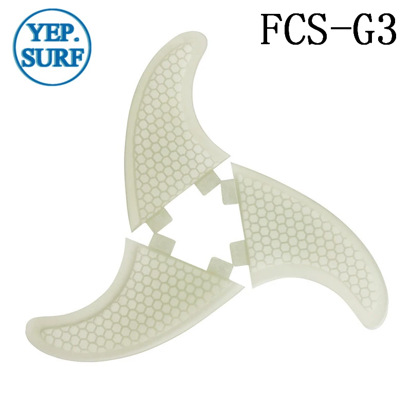 Серфинг FCS плавники G3 Размеры сотовой стекловолокно плавник 4 цвета Surf quilhas FCS G3 плавники доски для серфинга