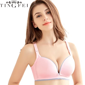 

TINGFEI Nursing Bra BreastFeeding Maternity for Feeding Modal bra Clothes cotton Pregnancy Underwear Bras for pregnant women