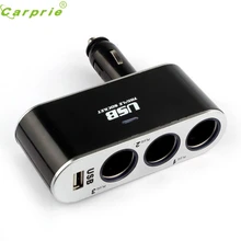 CARPRIE 12 В/24 В от 1 до 3 USB источник питания в автомобиле зарядное устройство адаптер и тройная сигарета зажигалка разъем Jun.6