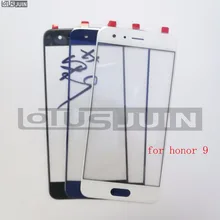 10 шт. для Huawei Honor 9 передний внешний стеклянный Верхний объектив замена сенсорной панели экрана