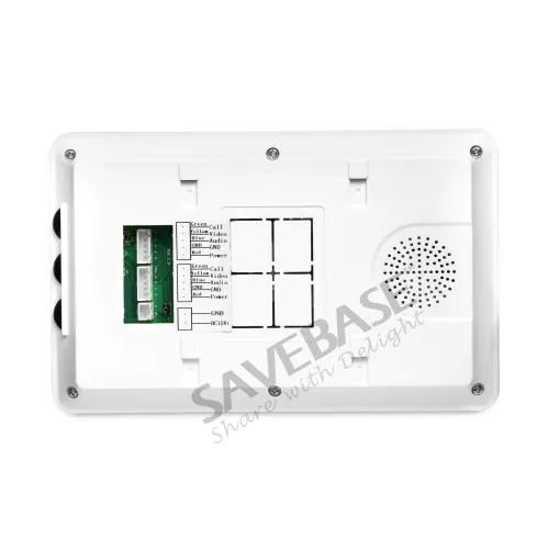 HOMSECUR 7 &quotпроводной видеодомофон с RFID наружным блоком для 6 квартиры|Видеодомофон|