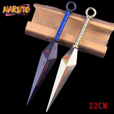

Anime Naruto Cosplay Ninja Uzumaki Kunai Arme de Jet Props Couteau En metal Uzumaki Naruto Hatake Kakashi arrow Weapons