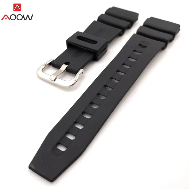 

AOOW Silicone Rubber Watch Strap Bands Generic Watchband 18mm 20mm 22mm Watches Belt Waterproof Sport Straps 2019 Newest