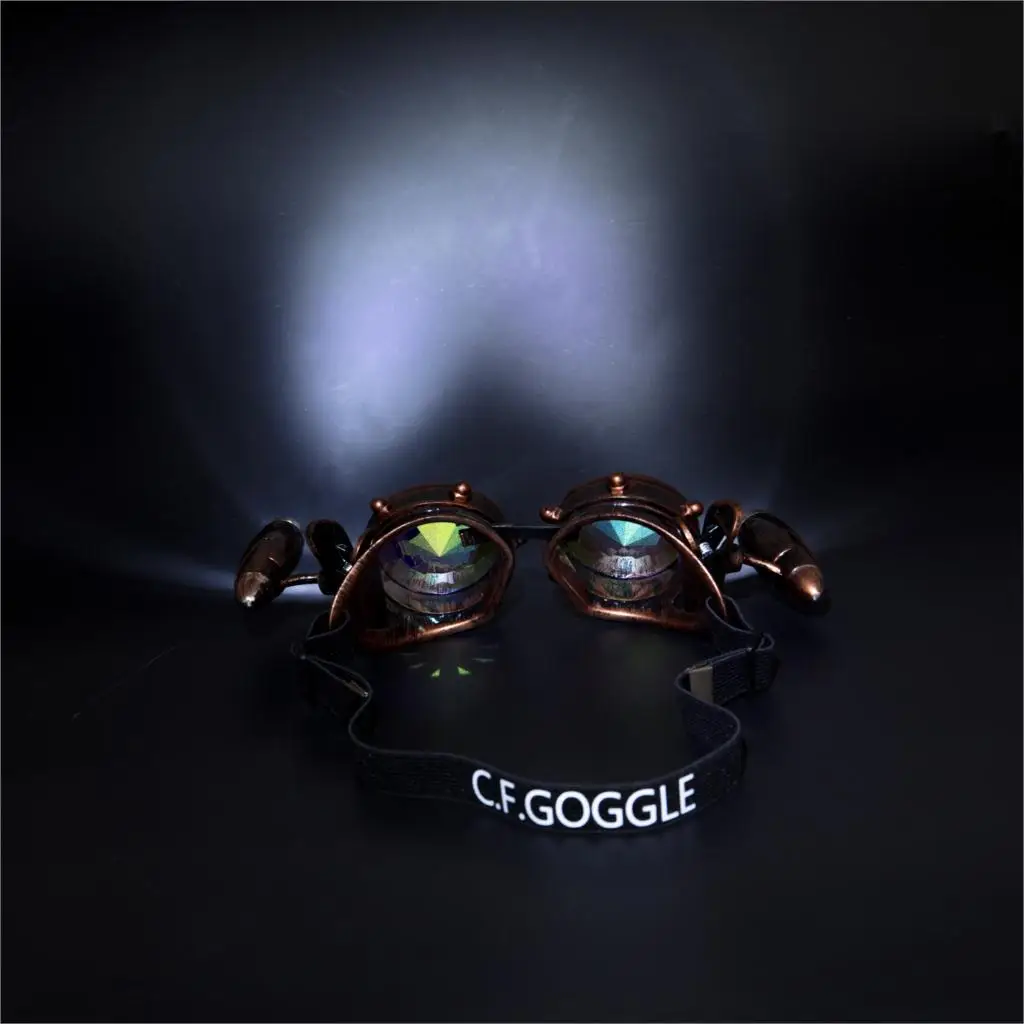 Очки C.F.GOGGLE винтажные очки в стиле стимпанк ретро сварочные панк готические