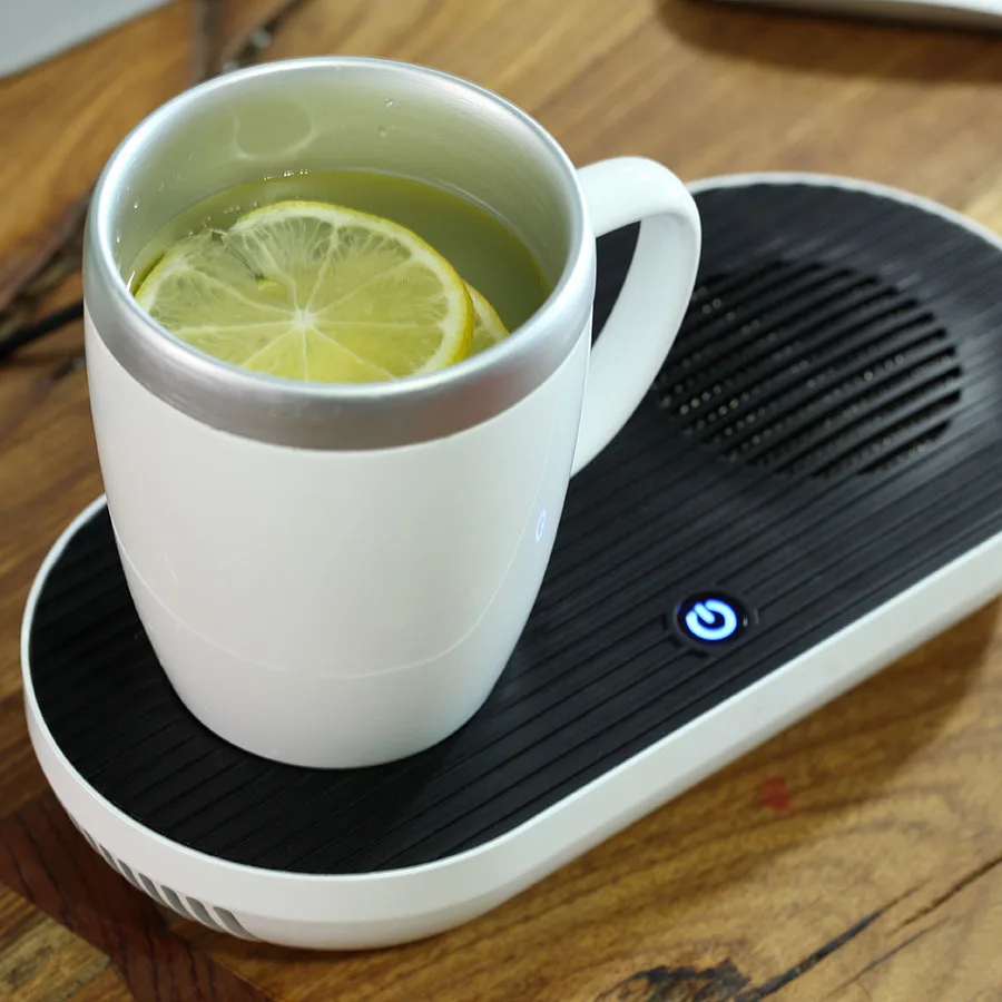 Cupcooler Upgrade Heating Dual-Use Office Smart Heating Cup Refrigeration Hot Cup Cup Warmer