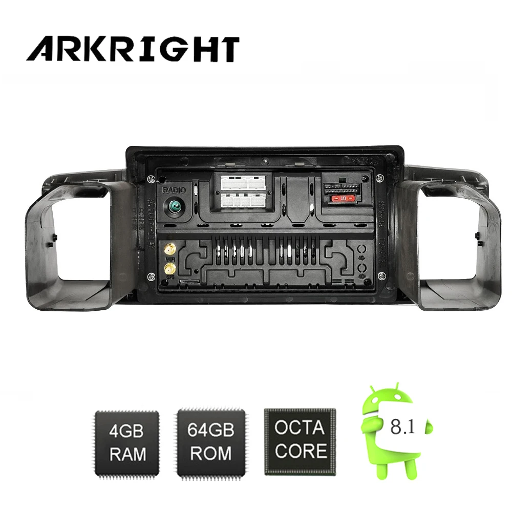 ARKRIGHT 10,1 ''2 DIN автомагнитола gps Android 8,1 ips экран стерео для Toyota Corolla E120 2003-2011 мультимедийный плеер DSP