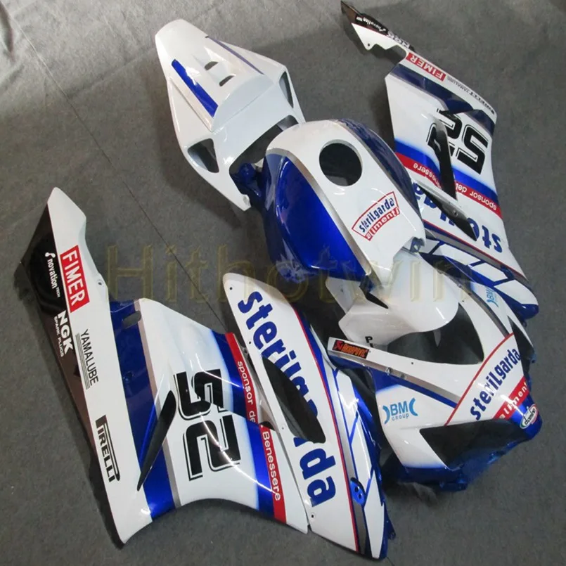 Мотоциклетный обтекатель для HONDA CBR1000RR 2004-2005 CBR 1000 RR 04 05 обвес+ Botls+ литьевая форма белый M2 - Цвет: F