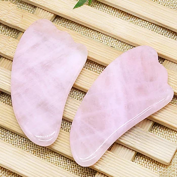 

Natural Rose Quartz Roller Slimming Face Massager Lifting Tool Jade Facial Massage Roller Stone Skin Massage Beauty Care Set Box