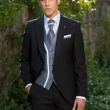 Итальянские мужские костюмы смокинги для жениха, свадебный костюм, костюм свидетеля, мужское тонкое пальто со штанами, пиджак+ брюки+ галстук+ жилет, костюм жениха