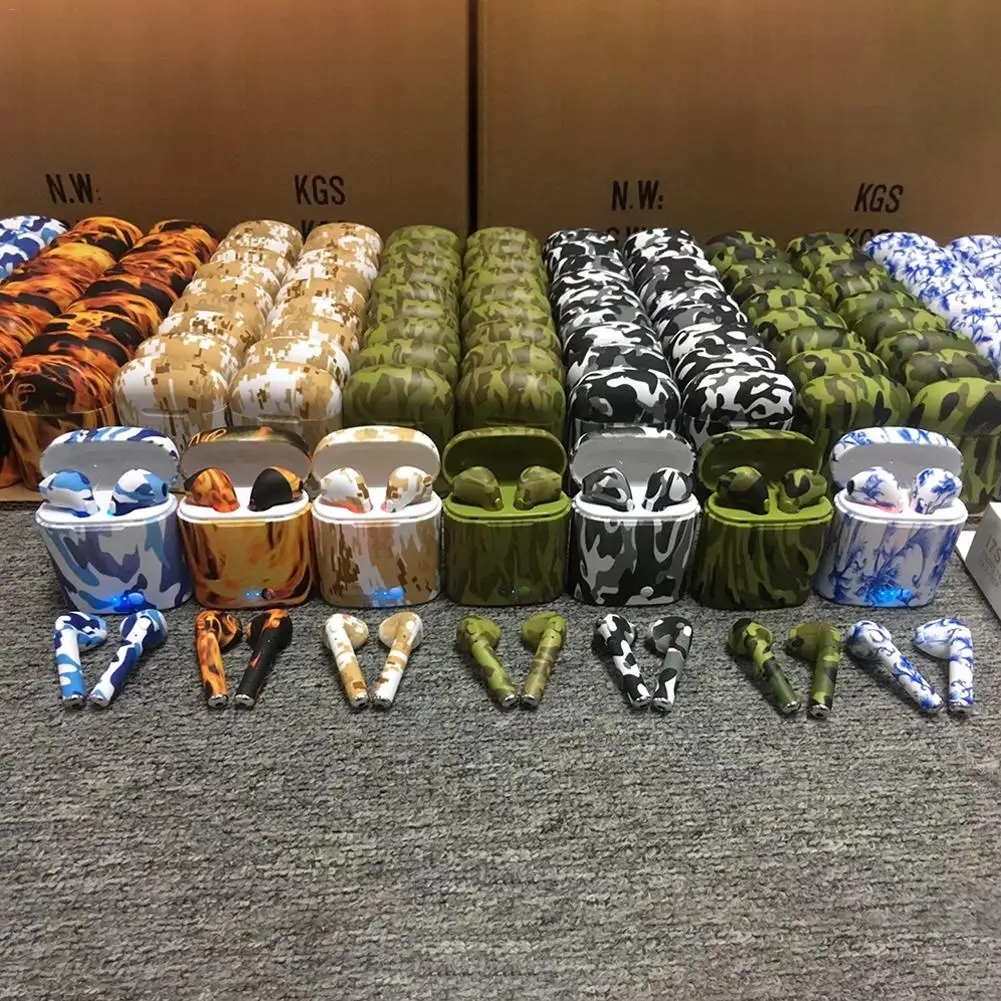 i7s tws Camo In-Ear Earbuds Wireless Stereo Ear Mini Bluetooth Headset
