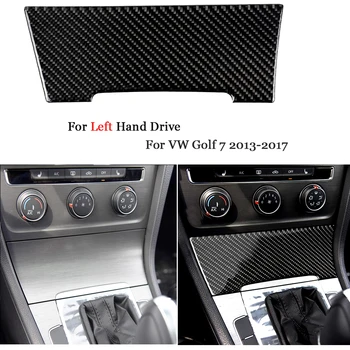 

For Volkswagen VW Golf 7 LHD Carbon Fiber Interior Cigarette Lighter PanelCover Trim Car Auto Interior Stickers Mouldlings DIY