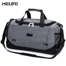 MELIFE גברים תיקי נסיעות מטען יד שקיות דובון נסיעות ניילון עמיד למים תיק אופנה נשים תיקים בסוף השבוע תיק גדול גדול